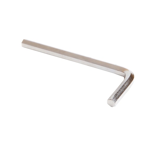 BLACKDECKER CS1004 silver hex key tool on white background, angled view.
