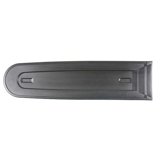 BLACKDECKER GGK45 dark gray plastic vacuum nozzle, top angle on white background.