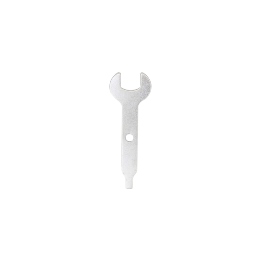 BLACKDECKER RT18KA metal wrench tool, silver color, front angle, shown on white background.