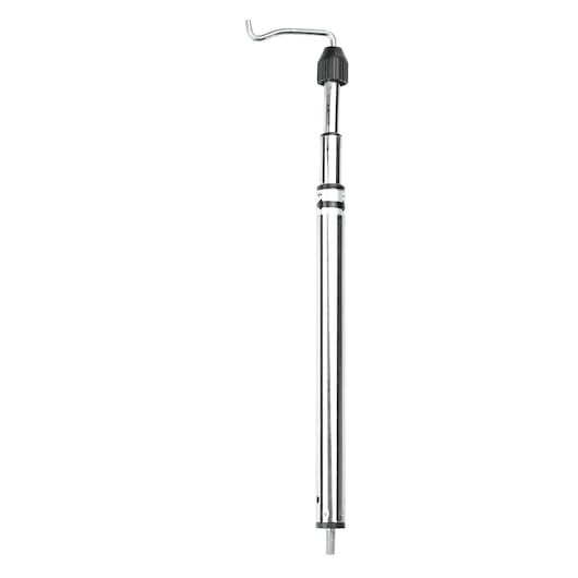 BLACKDECKER RT18KA telescopic metal tool, straight handle, hook tip, product photo, white background